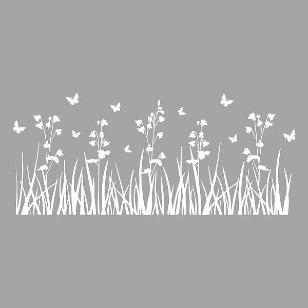 PandaHall PVC Self Adhesive Wall Stickers, Washing Machine Warterproof Decals for Home Living Room Bedroom Wall Decoration, Butterfly...