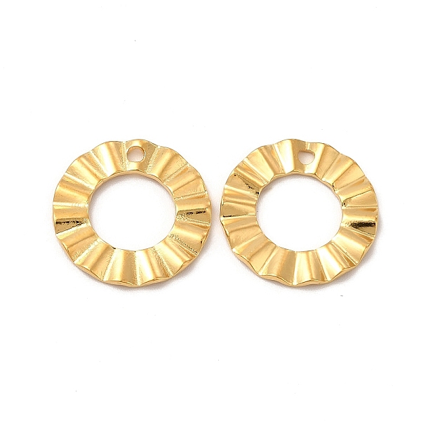 

PandaHall Ion Plating(IP) 304 Stainless Steel Pendants, Round Ring Charm, Real 18K Gold Plated, 18x3mm, Hole: 1.8mm 304 Stainless Steel...