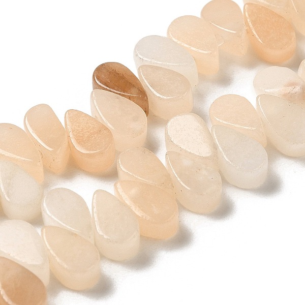 

PandaHall Natural Pink Aventurine Beads Strands, Teardrop, Top Drilled, 9~10x5~5.5x3.5~4mm, Hole: 0.7mm, about 40~48pcs/strand, 7.09~7.28''...