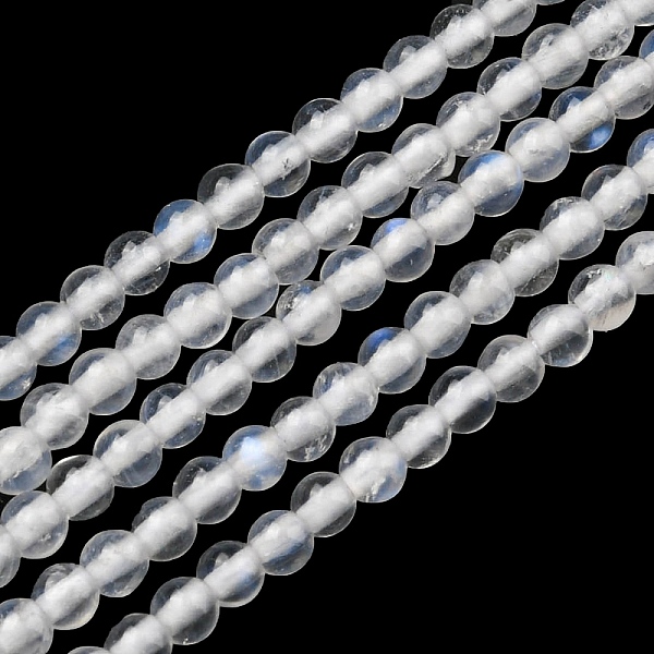 

PandaHall Natural Rainbow Moonstone Beads Strands, Round, 2mm, Hole: 0.5mm, about 188pcs/strand, 15.43 inch(39.2cm) Rainbow Moonstone Round