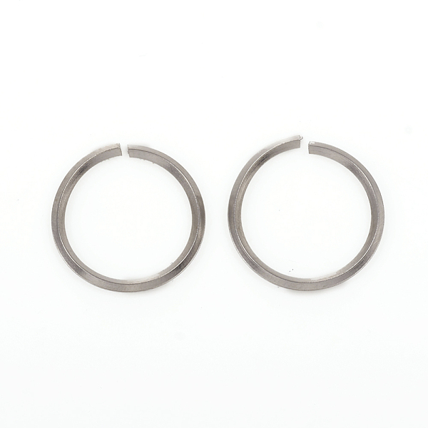 

PandaHall 304 Stainless Steel Jump Ring, Open Jump Rings, Stainless Steel Color, 15x1.2mm, Inner Diameter: 12.5mm 304 Stainless Steel