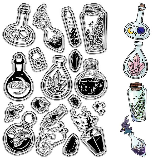 

PandaHall Custom PVC Plastic Clear Stamps, for DIY Scrapbooking, Photo Album Decorative, Cards Making, Stamp Sheets, Film Frame, Bottle...