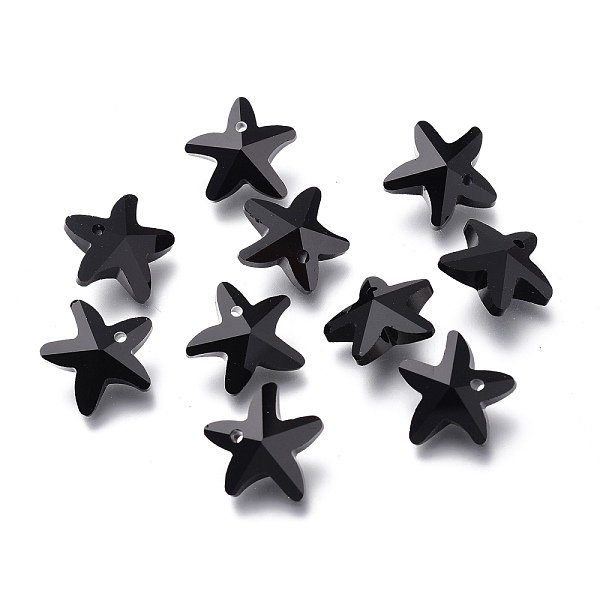 Faceted Glass Charms - image