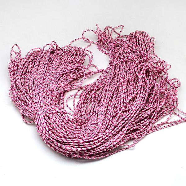 

PandaHall Polyester & Spandex Cord Ropes, 1 Inner Core, Hot Pink, 2mm, about 109.36 yards(100m)/bundle Polyester Pink