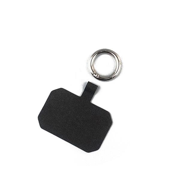 

PandaHall Cloth Mobile Phone Lanyard Patch, with Metal Clasp, Phone Strap Connector Replacement Part Tether Tab for Cell Phone Safety, Black...