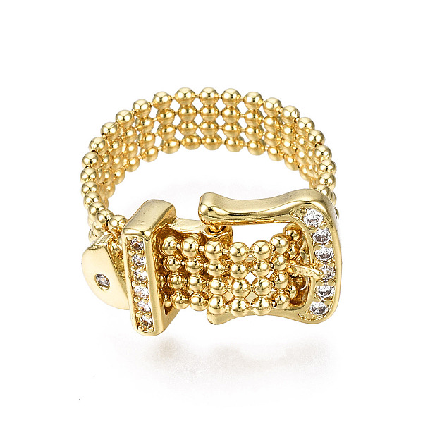 

PandaHall Clear Cubic Zirconia Watch Band Chains Bracelet, Brass Jewelry for Women, Golden, 3-1/2 inch(9cm) Cubic Zirconia