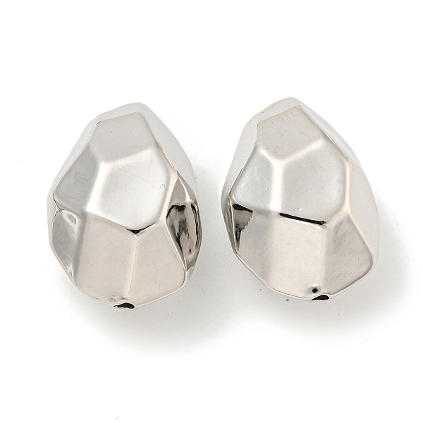 

PandaHall Brass Beads, Faceted, Teardrop, Real Platinum Plated, 25.5x17.5x13mm, Hole: 1.6mm Brass Teardrop