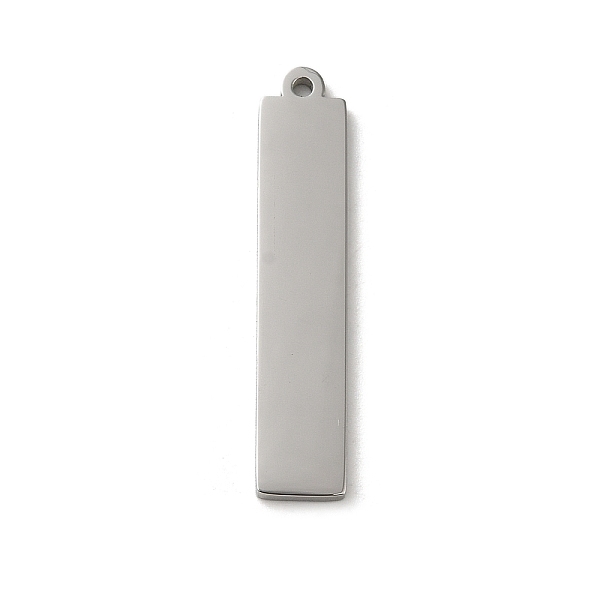

PandaHall 304 Stainless Steel Pendants, Laser Cut, Rectangle Charm, Stainless Steel Color, 30x6x1.5mm, Hole: 1.2mm 304 Stainless Steel...
