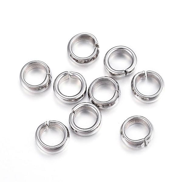 

PandaHall 304 Stainless Steel Quick Link Connectors, Linking Rings, Closed But unsoldered, Stainless Steel Color, 6x2mm 304 Stainless Steel...