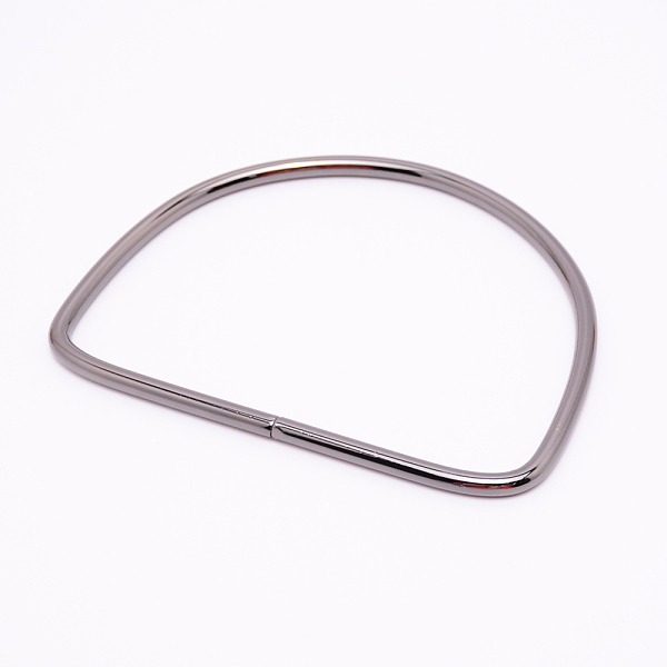 

PandaHall Iron Bag Handles, for Handmade Bag Handbags Purse Handles Replacement, Gunmetal, 10.3x13.5x0.55cm, Inner Diameter: 9.1x12.4cm Iron