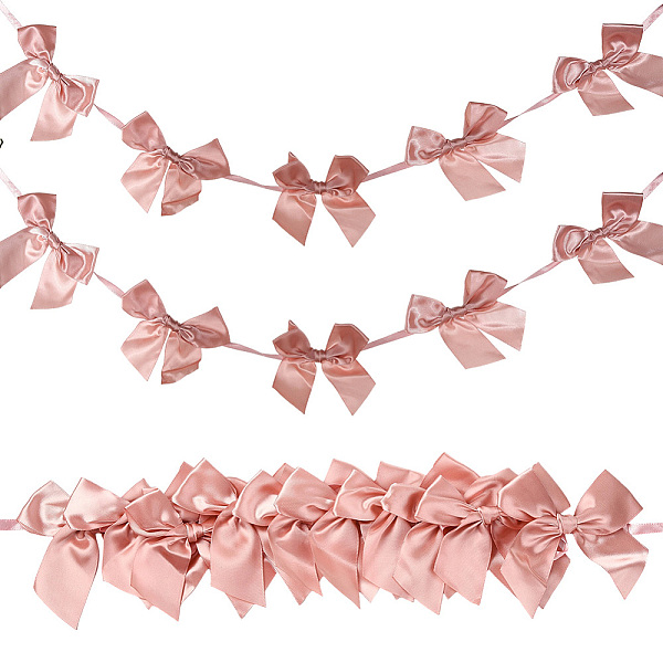 2 bannière suspendue en tissu avec nœud papillon pour décoration d'arbre de Noël