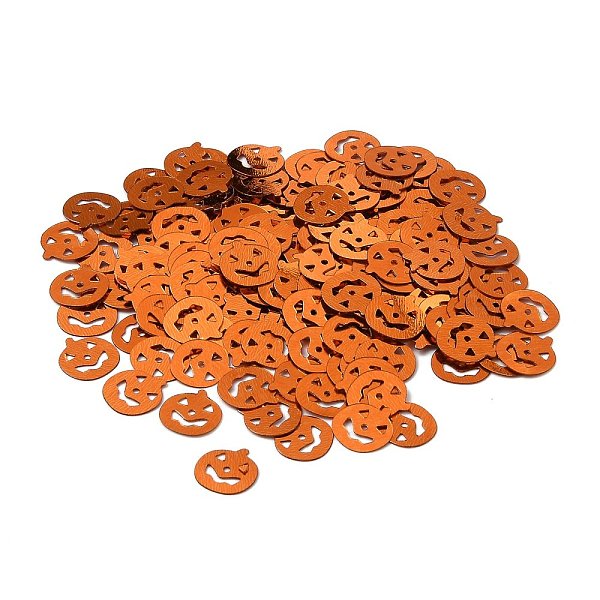 

PandaHall Plastic Table Scatter Confetti, for Halloween Party Decorations, Pumpkin, Dark Orange, 11.5x11.2x0.3mm, about 720pcs/bag Plastic...