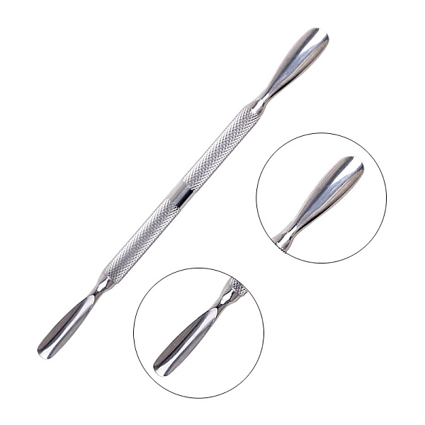 Double Head Stainless Steel Cuticle Pusher