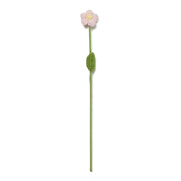Handmade Crochet Polyester Flower Ornaments
