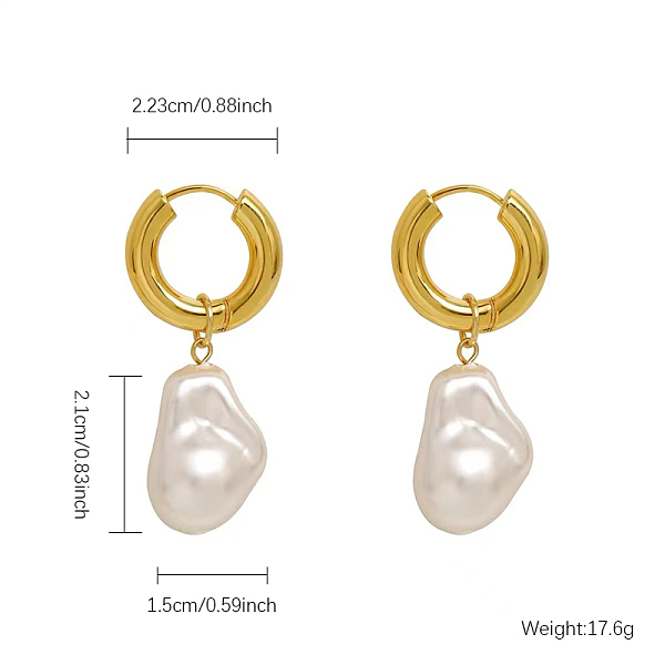 

PandaHall Freshwater Pearl Earrings for Women Pearl