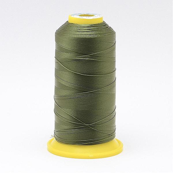 

PandaHall Nylon Sewing Thread, Olive Drab, 0.4mm, about 400m/roll Nylon Green
