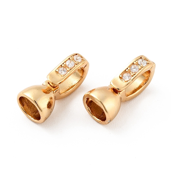 Brass Micro Pave Cl… - image