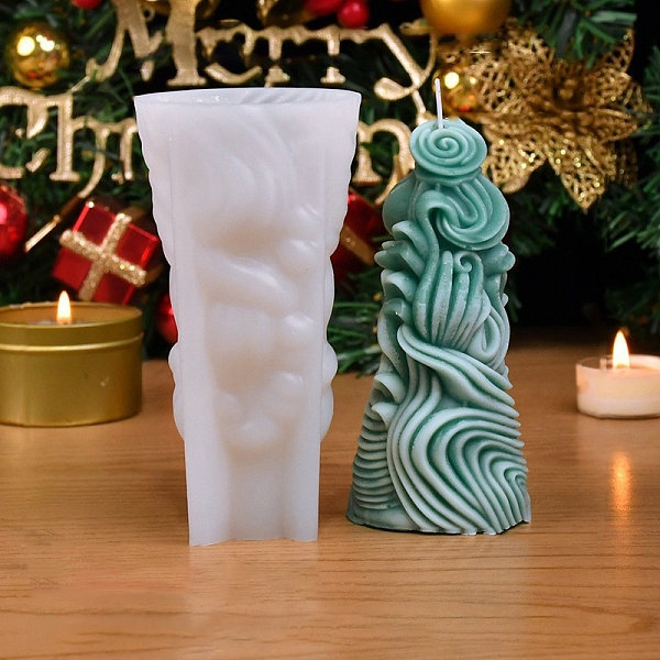 クリスマスツリーシリコン型キャンドル型