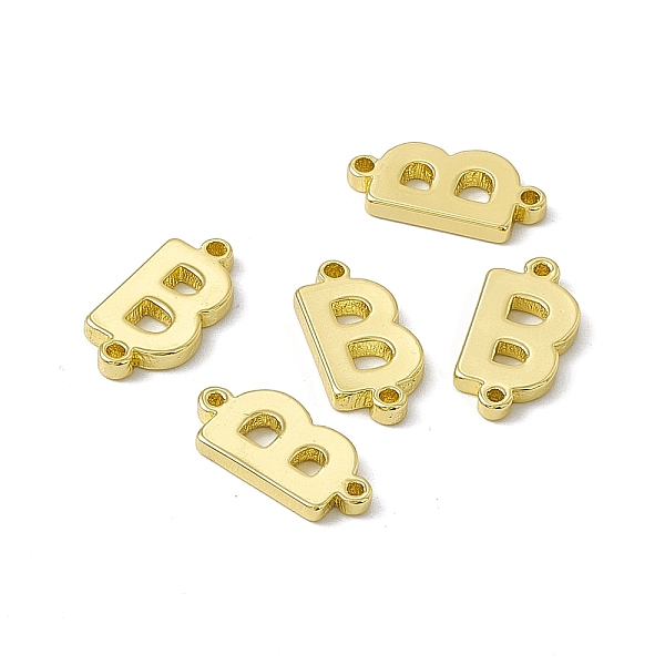 

PandaHall Rack Plating Brass Connector Charms, Real 18K Gold Plated, Long-Lasting Plated, Cadmium Free & Nickel Free & Lead Free, Letter...