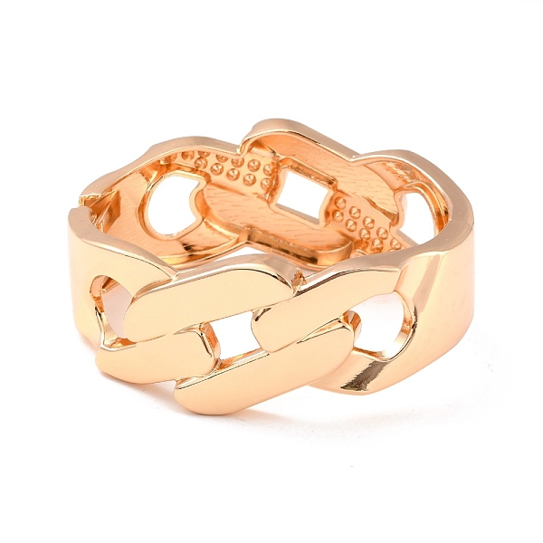 

PandaHall Curb Chain Shape Alloy Cuff Bangles, Hinged Wide Band Open Bangle for Women, Golden, Inner Diameter: 2-3/8 inch(6.1cm) Alloy