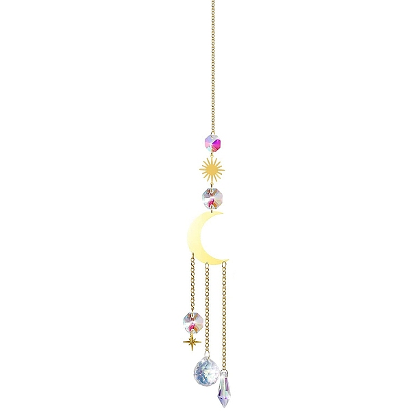 Glass & Brass Penda… - image