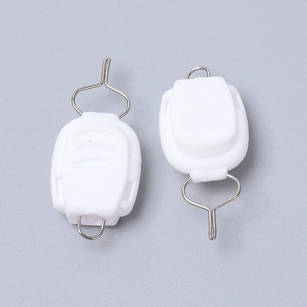

PandaHall Fishing Rod Accessories, Card Line Tool, White, 33x14.5x9mm, Hole: 3mm Plastic Oval White