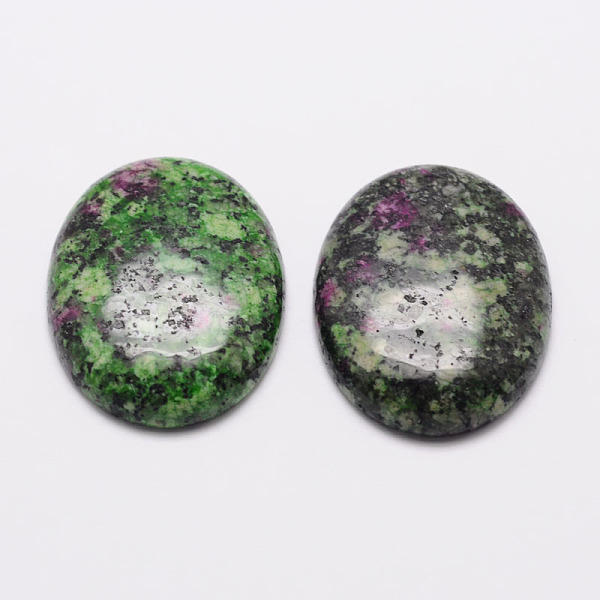 

PandaHall Oval Natural Ruby in Zoisite Cabochons, 20x15x6mm Ruby in Zoisite Oval