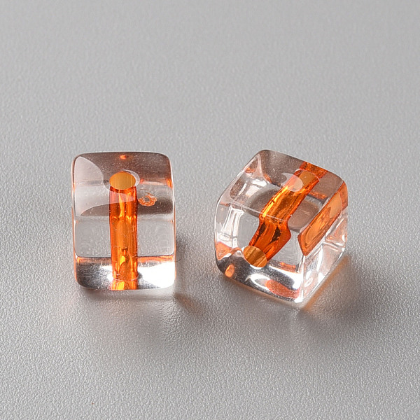 

PandaHall Transparent Acrylic Beads, Cube, Mixed Color, 8x7.5x7.5mm, Hole: 1.8mm, about 900pcs/500g Acrylic Cube Multicolor
