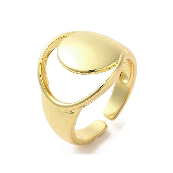 

PandaHall Rack Plating Brass Finger Ring, Cuff Ring, Long-Lasting Plated, Cadmium Free & Lead Free, Real 18K Gold Plated, US Size 6(16.5mm)...