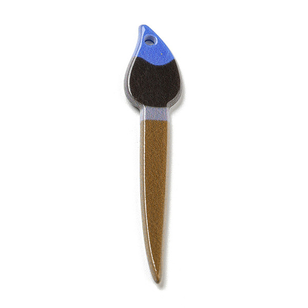 

PandaHall Opaque Acrylic Sided Pendants, Pen, Black, 48x10x2.5mm, Hole: 2mm Acrylic Pen Black