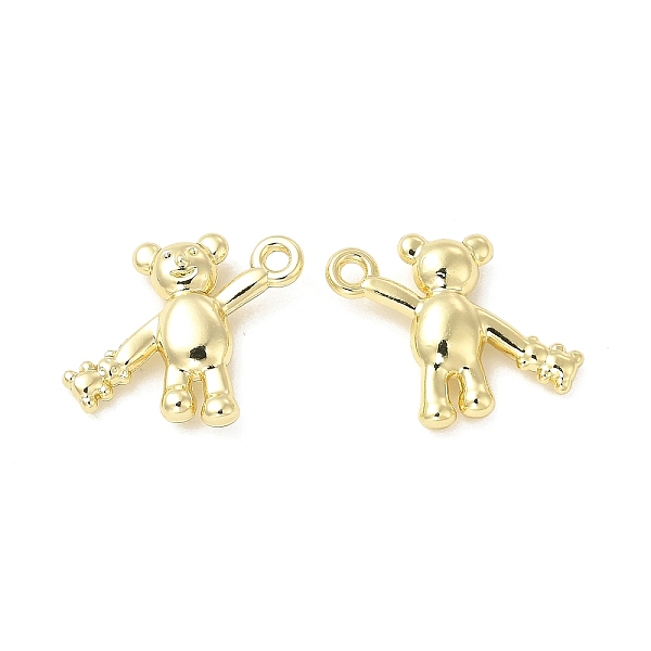 

PandaHall Rack Plating Alloy Pendants, Cadmium Free & Lead Free, Bear Charm, Light Gold, 14x17x3.5mm, Hole: 1.4mm Alloy Bear