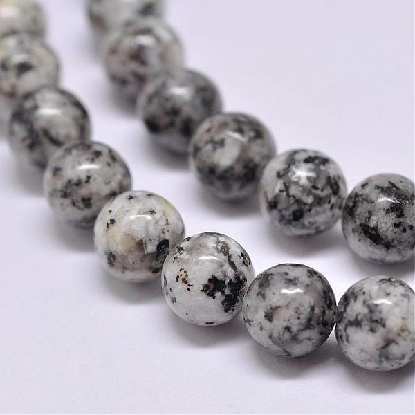 

PandaHall Natural Sesame Jasper/Kiwi Jasper Beads Strands, Round, Gray, 10mm, Hole: 1mm, about 38pcs/strand, 15.5 inch Sesame Jasper Round...