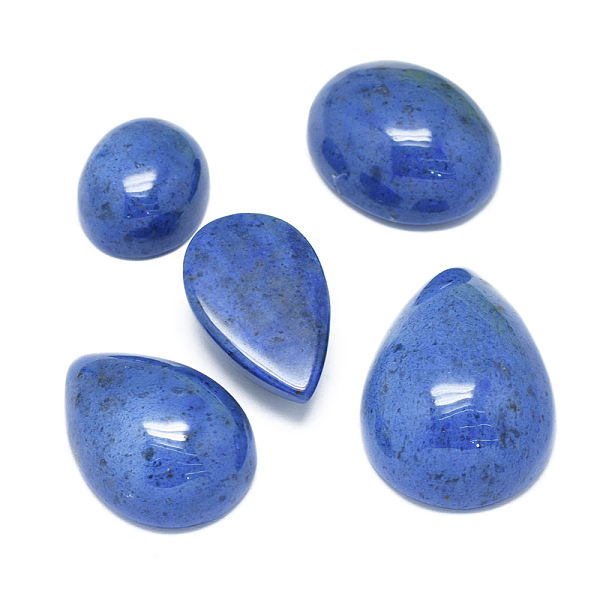 Natürliche Dumortierit-Quarz-Cabochons