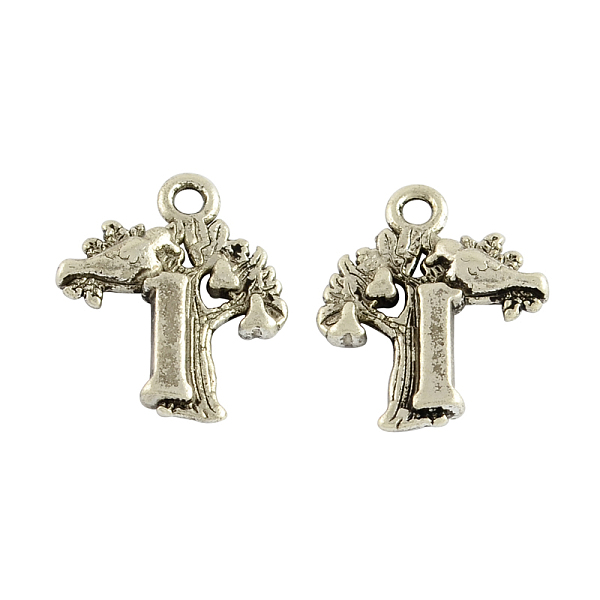 

PandaHall Tibetan Style Alloy Pendants, Tree and Bird, Cadmium Free & Nickel Free & Lead Free, Antique Silver, 18x15x3mm, Hole: 2mm Alloy...