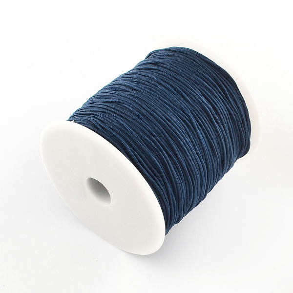 

PandaHall Nylon Thread, Prussian Blue, 1mm, about 153.1 yards(140m)/roll Nylon Blue