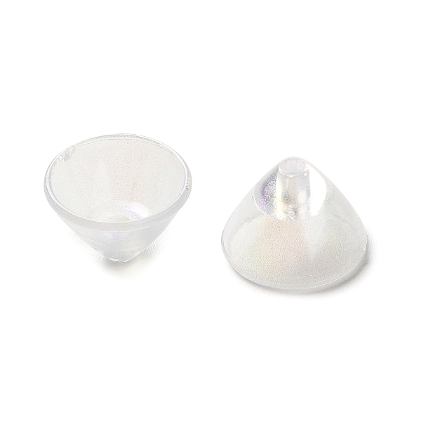 

PandaHall Transparent Apetalous Acrylic Bead Cone, Cone Shape, Clear, 12x17.5mm, Hole: 2mm, about 680pcs/500g Acrylic Clear