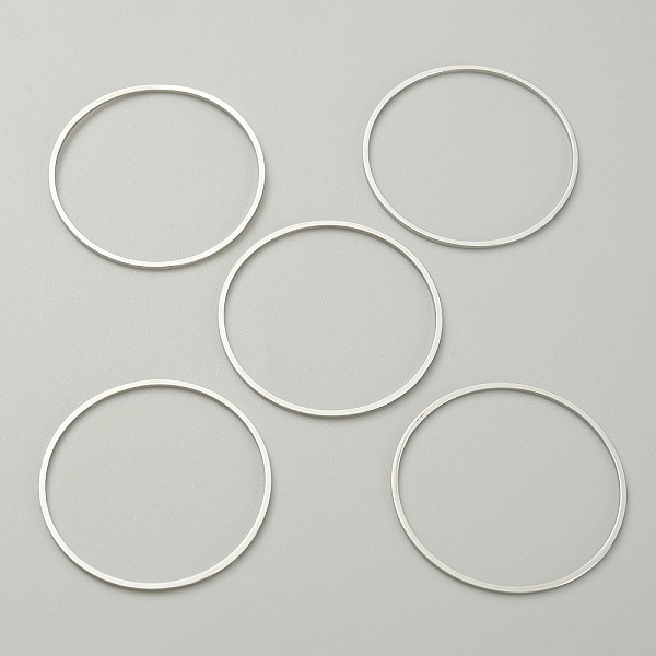 

PandaHall Alloy Linking Rings, Platinum, Ring, 35x1mm, Inner Diameter: 33.5mm Alloy Ring