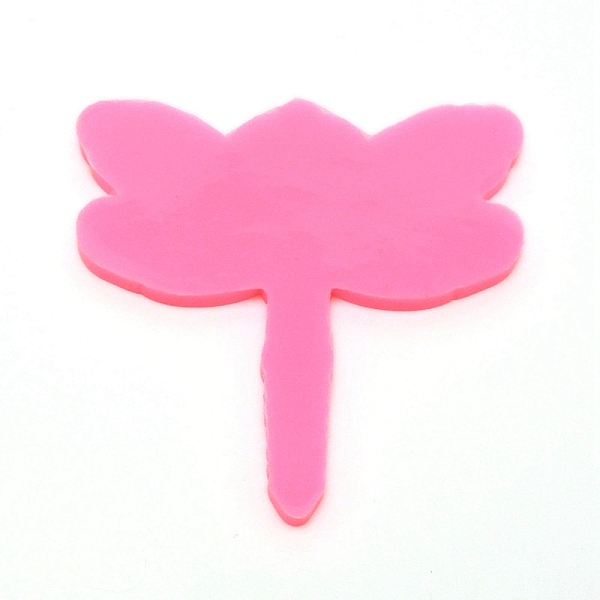 

PandaHall DIY Pendant Silicone Molds, Resin Casting Pendant Molds, For UV Resin, Epoxy Resin Jewelry Making, Dragonfly, Pink, 105x105x6.5mm...