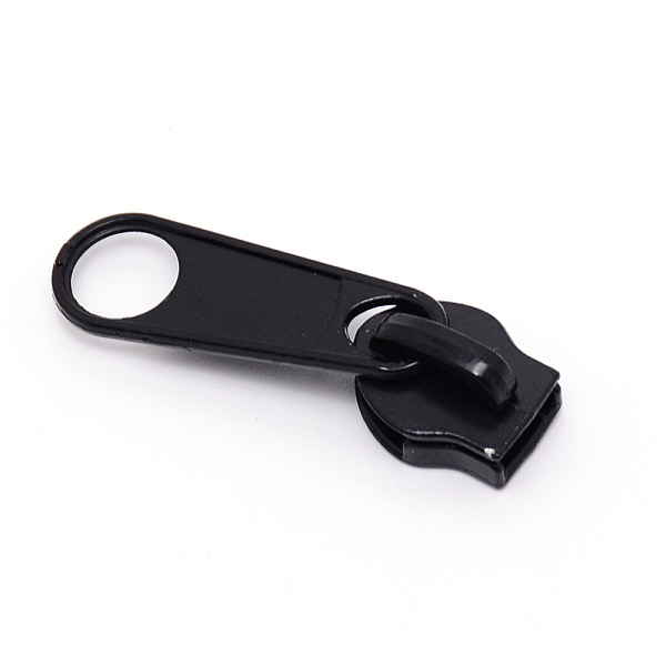 

PandaHall Alloy Zipper Slider, Garment Accessories, Oval, Electrophoresis Black, 4.3x1.25x1cm Alloy