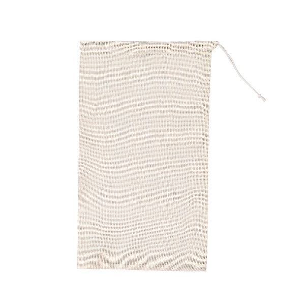 

PandaHall Cotton Storage Pouches, Drawstring Bags, Rectangle, Antique White, 41x28cm Cloth Rectangle