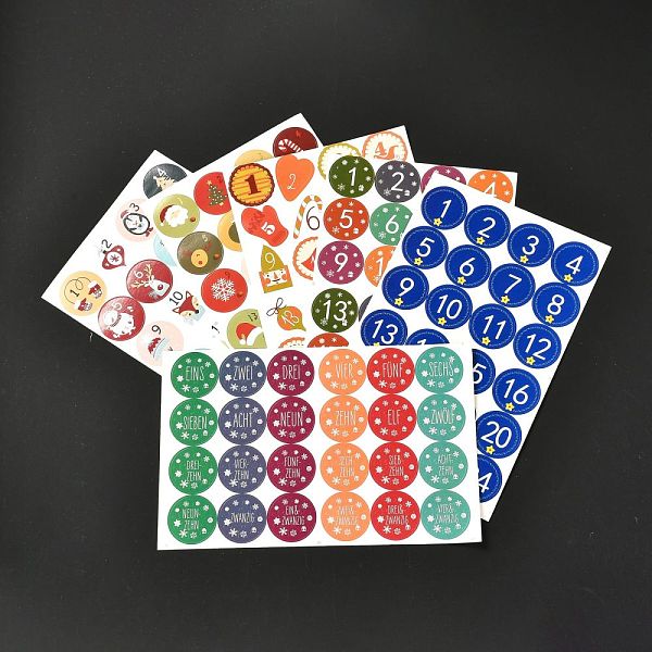 

PandaHall Christmas Theme Stickers, for Gift Sealing Stickers, DIY Crafts, Baking Decoration, Christmas Themed Pattern, 31x19.5x0.01cm...