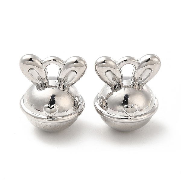 

PandaHall Rack Plating Alloy Rabbit Charms, Cadmium Free & Lead Free, Platinum, 15x12.5x12mm, Hole: 2x3.5mm Alloy Rabbit
