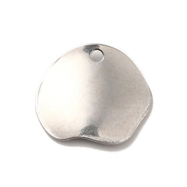 

PandaHall 304 Stainless Steel Pendants, Nuggets, Stainless Steel Color, 15x17x2.5mm, Hole: 1.8mm 304 Stainless Steel Nuggets