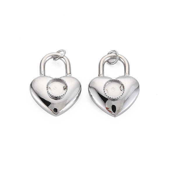 

PandaHall 304 Stainless Steel Pendant Enamel Settings, with Jump Rings, Heart, Stainless Steel Color, 18x13x6mm, Jump Ring: 4x0.5mm, 2.5mm...
