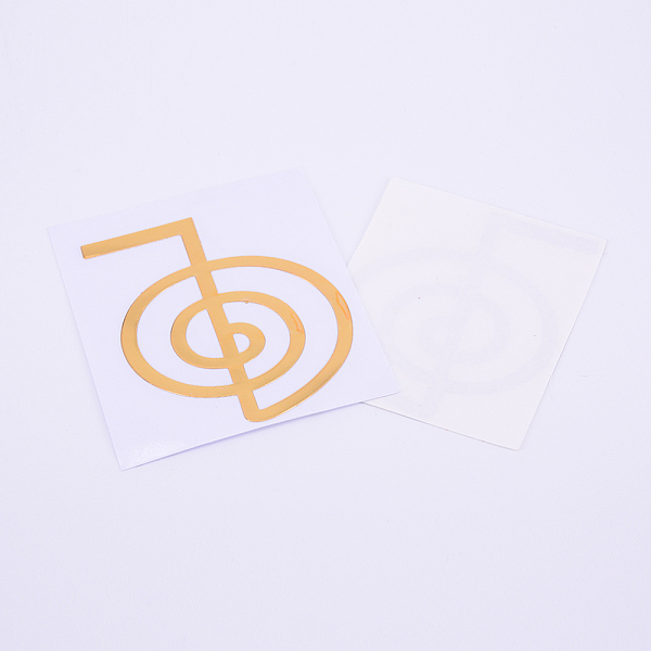 

PandaHall Self Adhesive Brass Stickers, Scrapbooking Stickers, for Epoxy Resin Crafts, Golden, Vortex Pattern, 68x58x0.1mm Metal Others