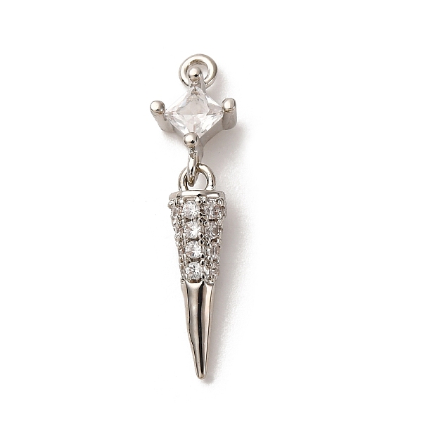 Brass Micro Pave Cu… - image