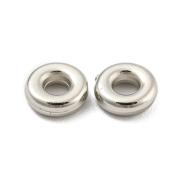 

PandaHall CCB Plastic Beads, Round Ring, Platinum, 6x2mm, Hole: 2mm Plastic Ring