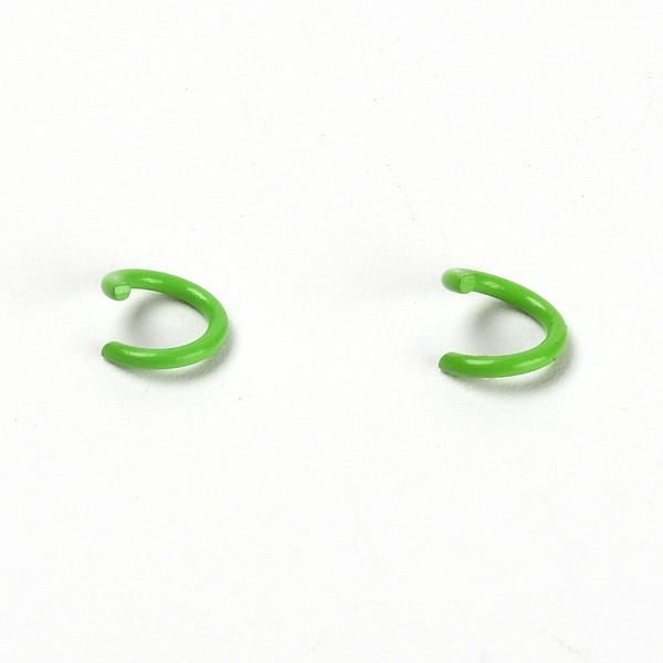 

PandaHall Baking Painted Metal Open Jump Rings, Lime Green, 8x1.2mm, Inner Diameter: 5.6mm, about 100pcs/bag Alloy Ring