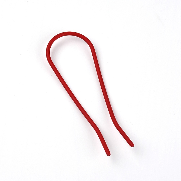 

PandaHall Zinc Alloy Hair Fork, FireBrick, 110x38x3mm Alloy Red