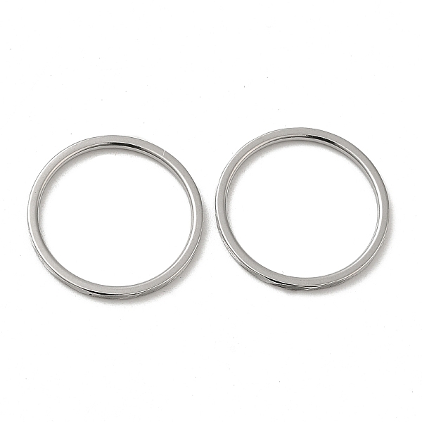 

PandaHall 304 Stainless Steel Plain Band Rings, Stainless Steel Color, US Size 6(16.5mm) 304 Stainless Steel Ring